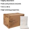 McKesson Trauma Dressing, Sterile, Non-Woven, Absorbent, 10 in x 30 in, 1 Count(10 X 30 Inch (50 ct))