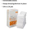 McKesson Tubular Elastic Retainer Net Dressing, Non-Sterile, XS Head, Small Shoulder, Thigh, Size 5, 14 1/2 in x 25 yd, 1 Count, 1 Pack(Size 9 1 Count)