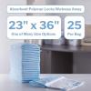 McKesson Underpads Disposable Bed Pads 23″ x 36″ [25 Count], Moderate Absorbency, Polymer Incontinence Chux Pads for Adults, Elderly, and Baby, Pee Pads(23 X 36 Inch (25 ct))