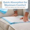 McKesson Underpads Disposable Bed Pads 23″ x 36″ [25 Count], Moderate Absorbency, Polymer Incontinence Chux Pads for Adults, Elderly, and Baby, Pee Pads(23 X 36 Inch (150 ct))