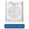 McKesson Wound Measuring Guide, Non-Sterile, Clear Plastic, 5 in x 7 in, 100 count, 60 Packs, 6000 Total(5 X 7 Inch (6000 ct))
