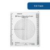 McKesson Wound Measuring Guide, Non-Sterile, Clear Plastic, 5 in x 7 in, 100 count, 60 Packs, 6000 Total(5 X 7 Inch (6000 ct))