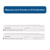 McKesson Wound Measuring Guide Ruler, Non-Sterile, Paper, 6 in, 50 Count