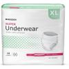 McKesson Super Adult Incontinence Underwear, [22 Count], Moderate Absorbency, Small, 20-34 in. Unisex Bladder Leak Protection, Pull-On Style with Tear-Away Sides, Postpartum and Incontinence Support(X-Large)