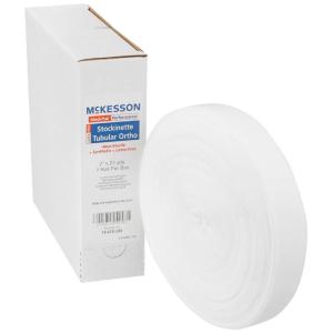 McKesson 16-4TS-225 Medi-Pak Performance Non-Sterile Tubular Synthetic Stockinette, 2″ Width, 25 yd. Length, Pack of 12