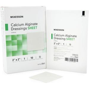 McKesson Alginate Dressing 2 X 2” Sterile 100 per Case