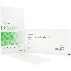 McKesson Alginate Dressing 4 X 8” Sterile 50 per Case