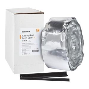 McKesson Casting Roll Form Splints, Fiberglass, White, 2 in x 15 ft, 1 Count, 1 Pack