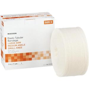 McKesson Spandagrip Tubular Bandage, Elastic Support with Compression – for Large Thighs, Size G, 4 1/2 in x 11 yd, 1 Count, 12 Packs, 12 Total(Size D (18 Count))