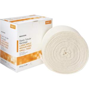 McKesson Spandagrip Tubular Bandage, Elastic Support with Compression – for Large Thighs, Size G, 4 1/2 in x 11 yd, 1 Count, 12 Packs, 12 Total(Size E 1 Count)