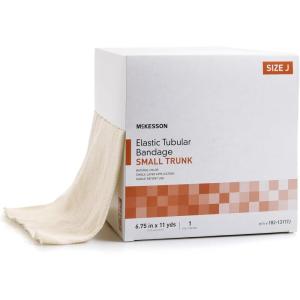 McKesson Spandagrip Tubular Bandage, Elastic Support with Compression – for Large Thighs, Size G, 4 1/2 in x 11 yd, 1 Count, 12 Packs, 12 Total(Size J (1 Count))
