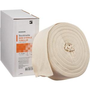 McKesson Stockinette, Non-Sterile, Cotton, Tubular, 3 in x 25 yds, 1 Count, 1 Pack(4 Inch x 25 yards (Pack of 10))