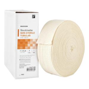 McKesson Stockinette, Non-Sterile, Cotton, Tubular, 3 in x 25 yds, 1 Count, 12 Packs, 12 Total