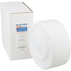 McKesson Stockinette, Non-Sterile, Polyester, Tubular, Latex-Free, 4 in x 25 yds, 1 Count, 10 Packs, 10 Total