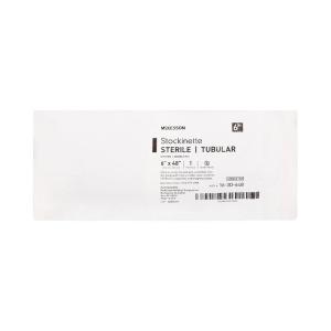 McKesson Surgical Stockinette 6 x 48 in. Sterile Cotton, Beige [1 Count] – Double Ply, Tubular, Rolled for Easy Use, Continuous Knit Construction, Single-Use Medical Dressing Support