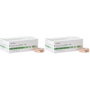 McKesson Surgical Tapes, Non-Sterile, Breathable Paper, 1/2 in x 10 yds, 24 Rolls, 12 Packs, 288 Total(1/2 Inch X 10 Yard ( 24 ct ) (Pack of 2))