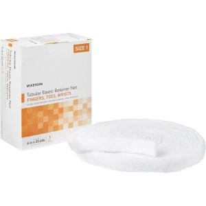 McKesson Tubular Elastic Retainer Net Dressing, Non-Sterile, XS Head, Small Shoulder, Thigh, Size 5, 14 1/2 in x 25 yd, 1 Count, 1 Pack(Size 1 1 Count)