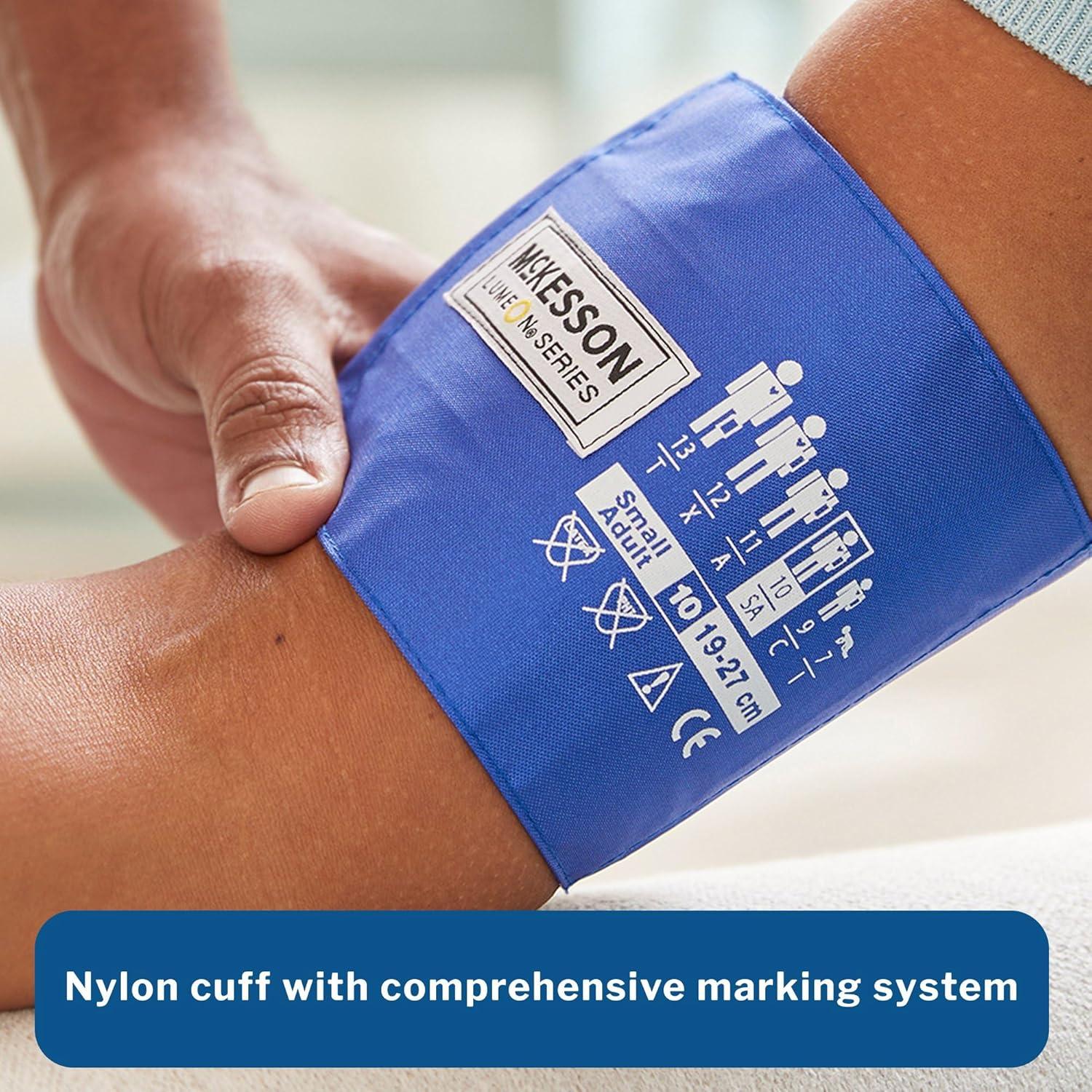 image:imageMcKesson Aneroid Sphygmomanometer Manual Blood Pressure Cuff Monitor with Carrying Case Pocket Size Cuff 2340 cm Black 20 CountSmall Adult Cuff 1927 cm 20 Count