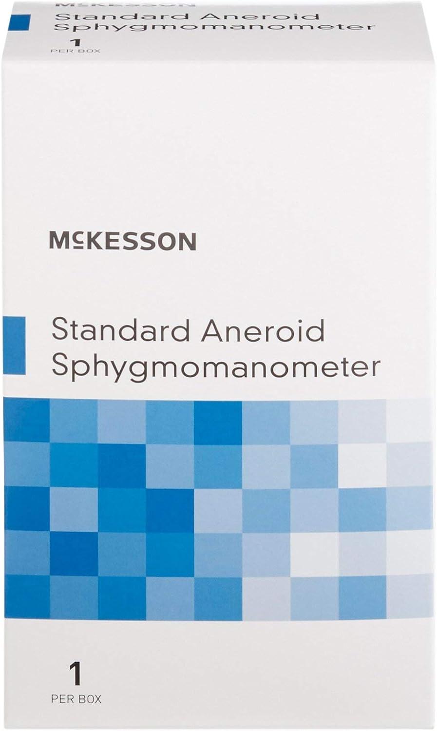 image:imageMcKesson Aneroid Sphygmomanometer Blood Pressure with Cuff Navy Adult Small 20 CountAdult Cuff 1 Count