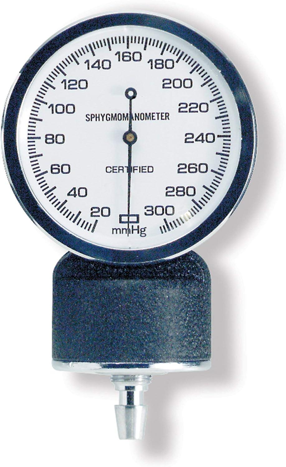 image:imageMcKesson Blood Pressure Gauge for Standard Aneroid Sphygmomanometers 300mmHg NoPin Stop 1 Count