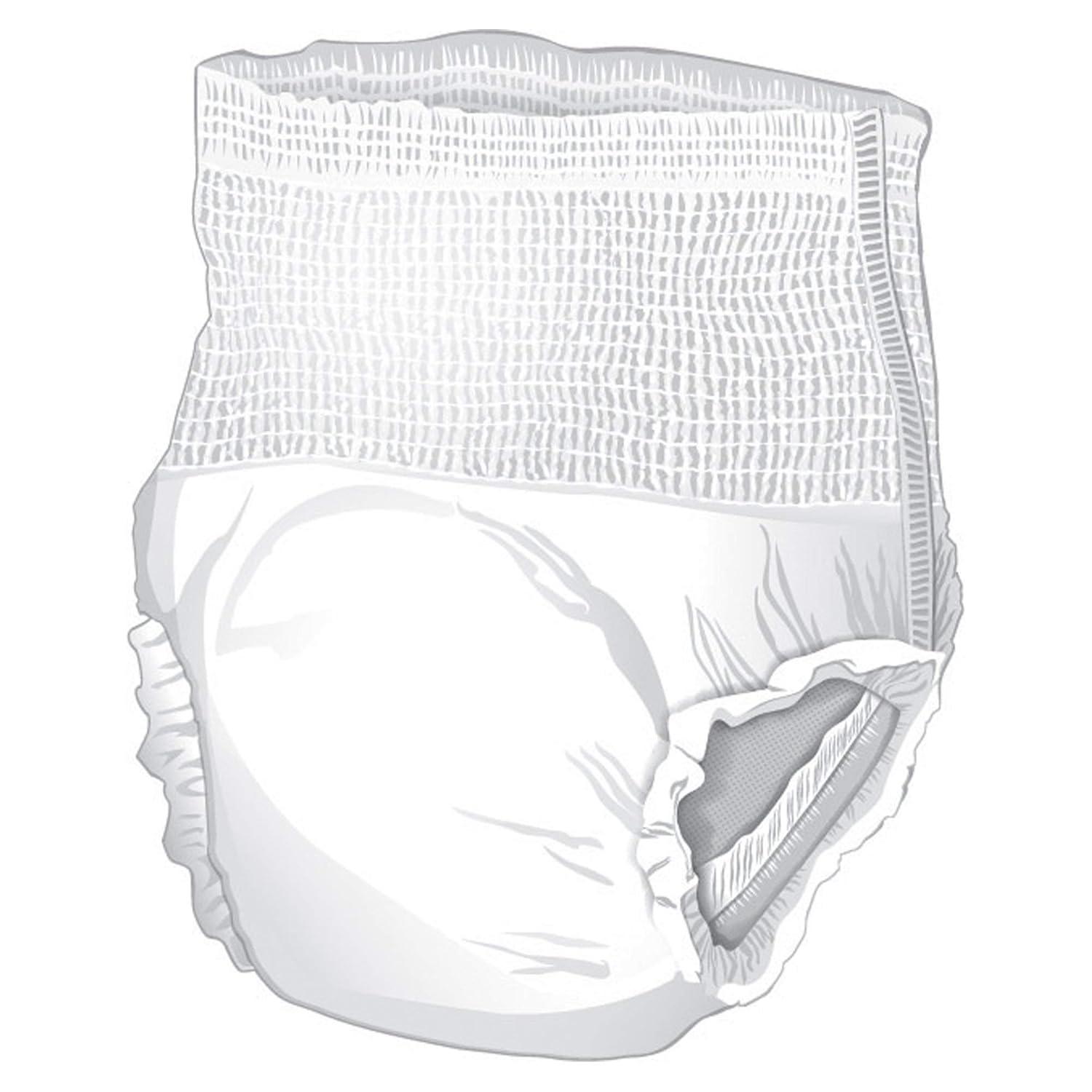 image:imageMcKesson Classic Adult Incontinence Underwear Light Absorbency 5868 in Unisex Bladder Leak Protection PullOn Style with TearAway Sides Postpartum and Incontinence Support XLarge 56 Count