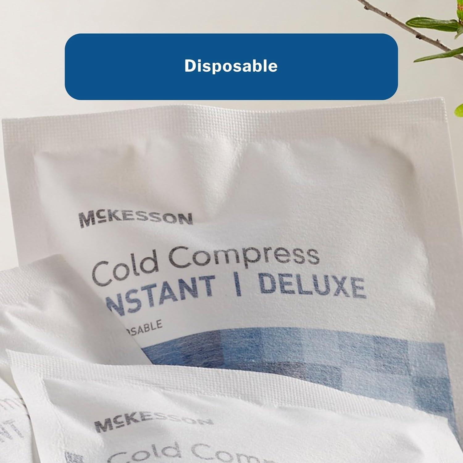 image:imageMcKesson Cold Compress Instant Ice Pack 24 Pack Disposable Ice Packs for Injuries and Pain Relief 55 in x 675 in68 Inch x 9 Inch
