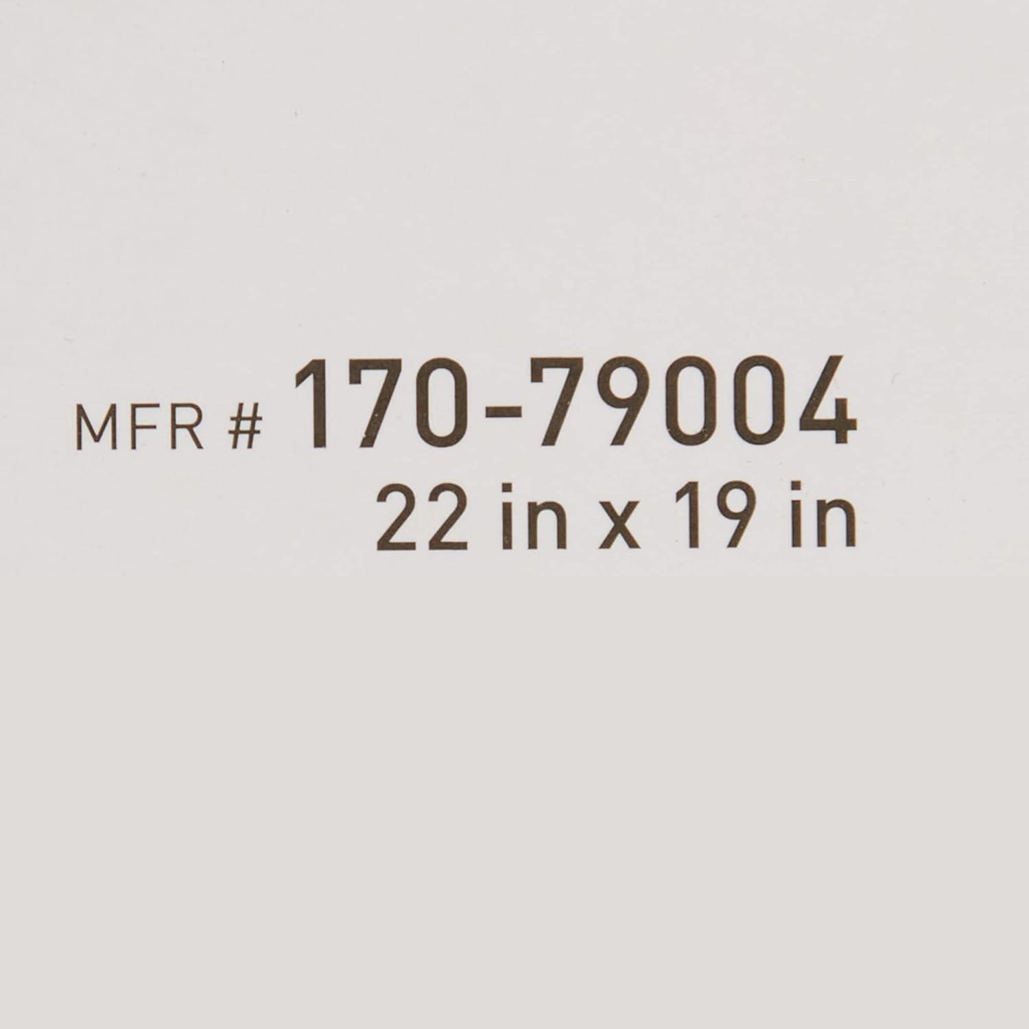 image:imageMcKesson Foam Back Support Cushion for Wheelchairs Black 22 in 19 in W x D 4 Count