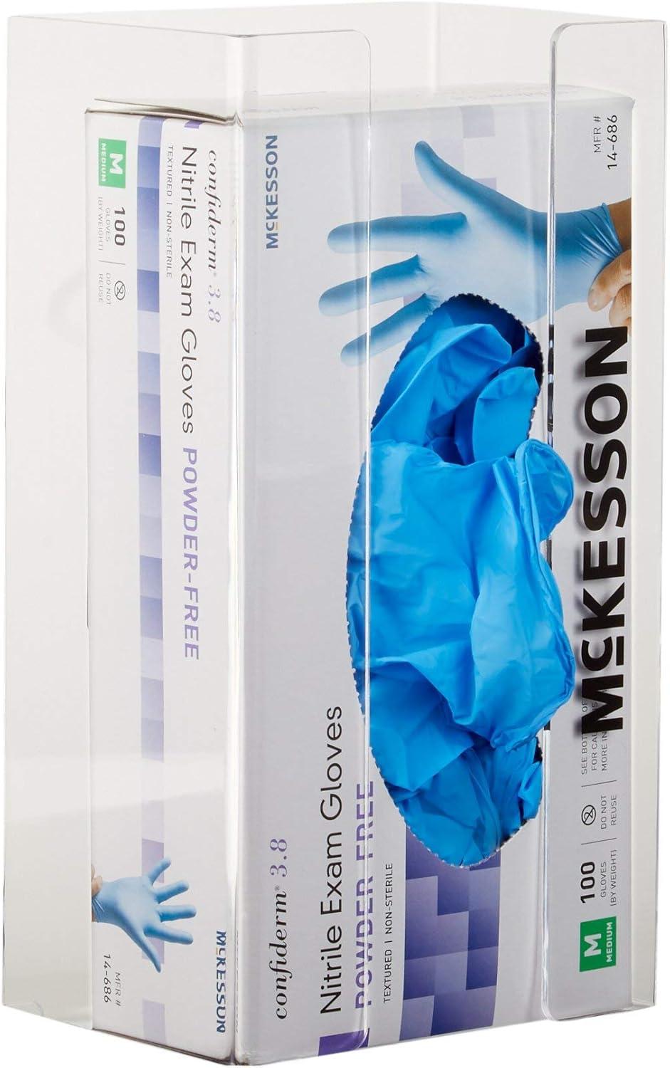 image:imageMcKesson Glove Box Holder 1 Box Capacity Horizontal or Vertical Mounting 4 in x 5 12 in x 10 in L x W x H 10 Count4 X 512 X 10 Inch 10 ct