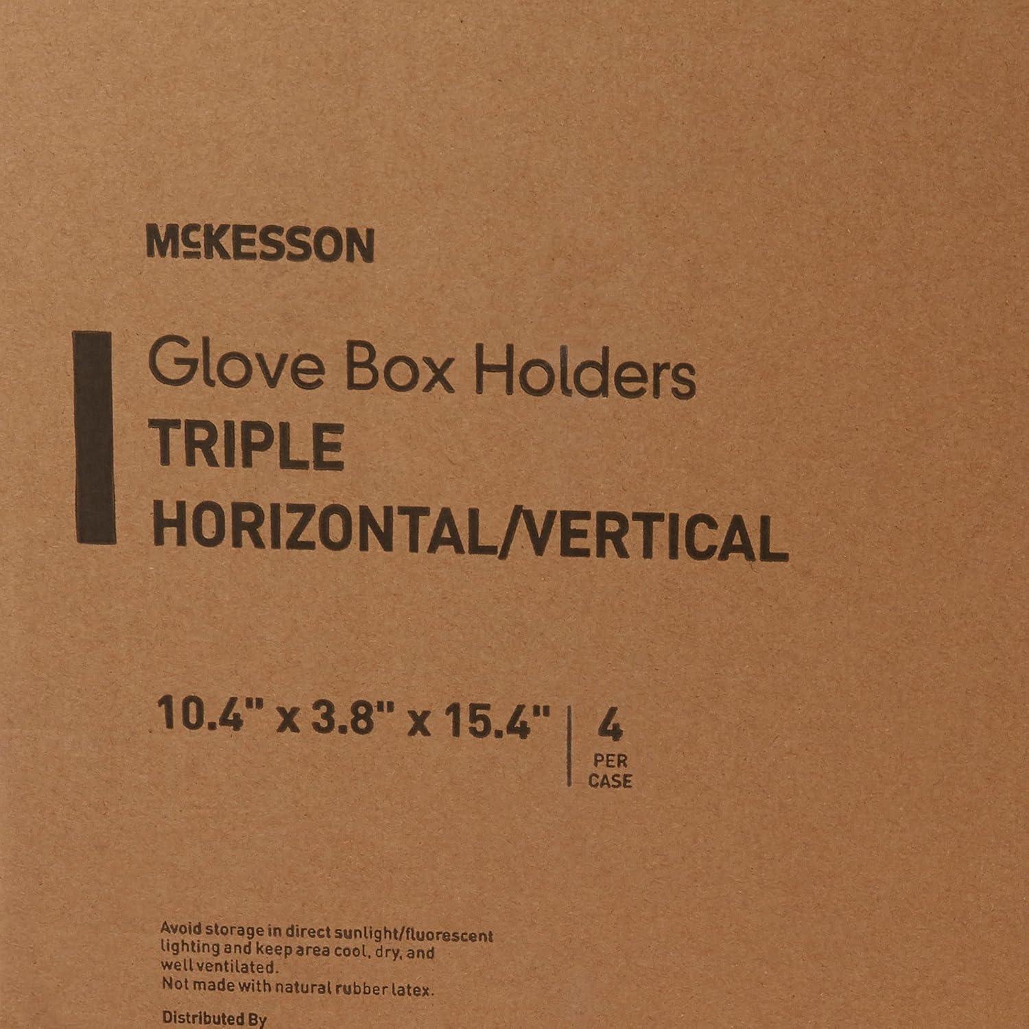 image:imageMcKesson Glove Box Holder 3 Box Capacity Horizontal or Vertical Mounting 10 14 in x 3 18 in x 15 14 in L x W x H 4 Count