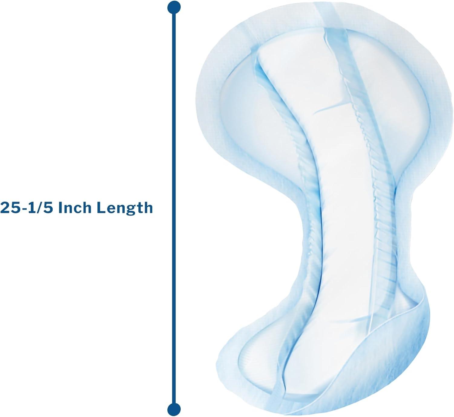 image:imageMcKesson Incontinence Pads for Adult Women and Men Pack of 80 Bladder Control and Postpartum Liners Heavy Absorbency