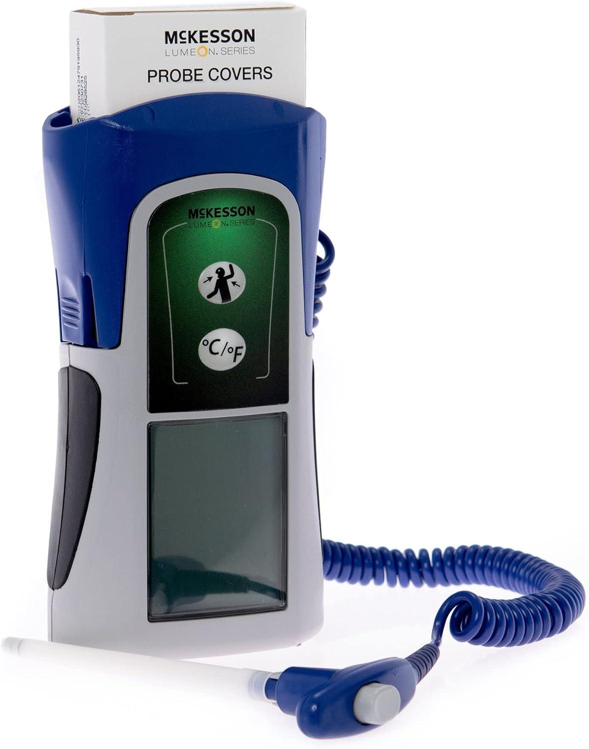 image:imageMcKesson LUMEON Electronic Thermometer Oral Axillary 4Second Reading Dual Scale LCD Screen 1 Count
