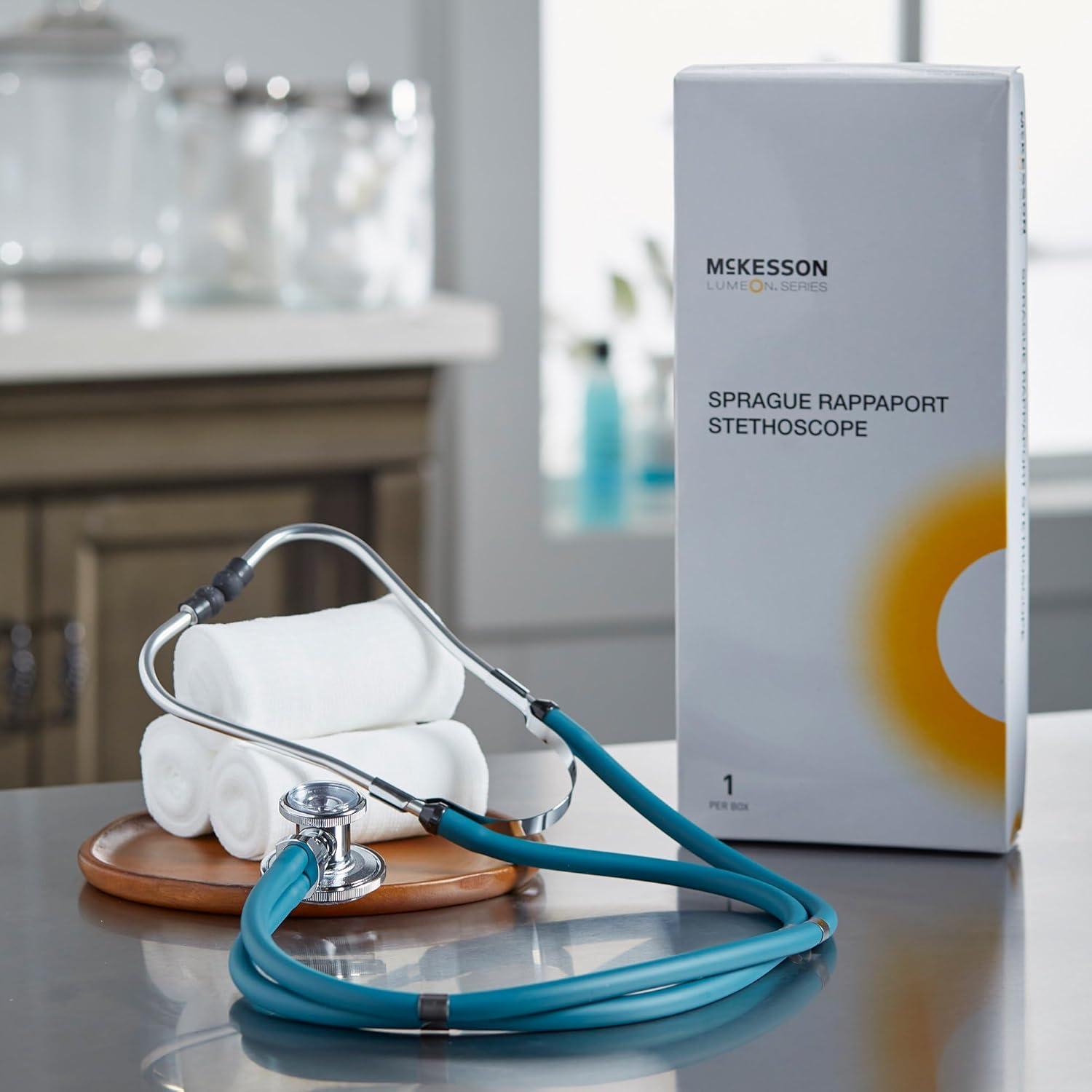 image:imageMcKesson LUMEON Sprague Rappaport Stethoscope Teal Blue 1 Count