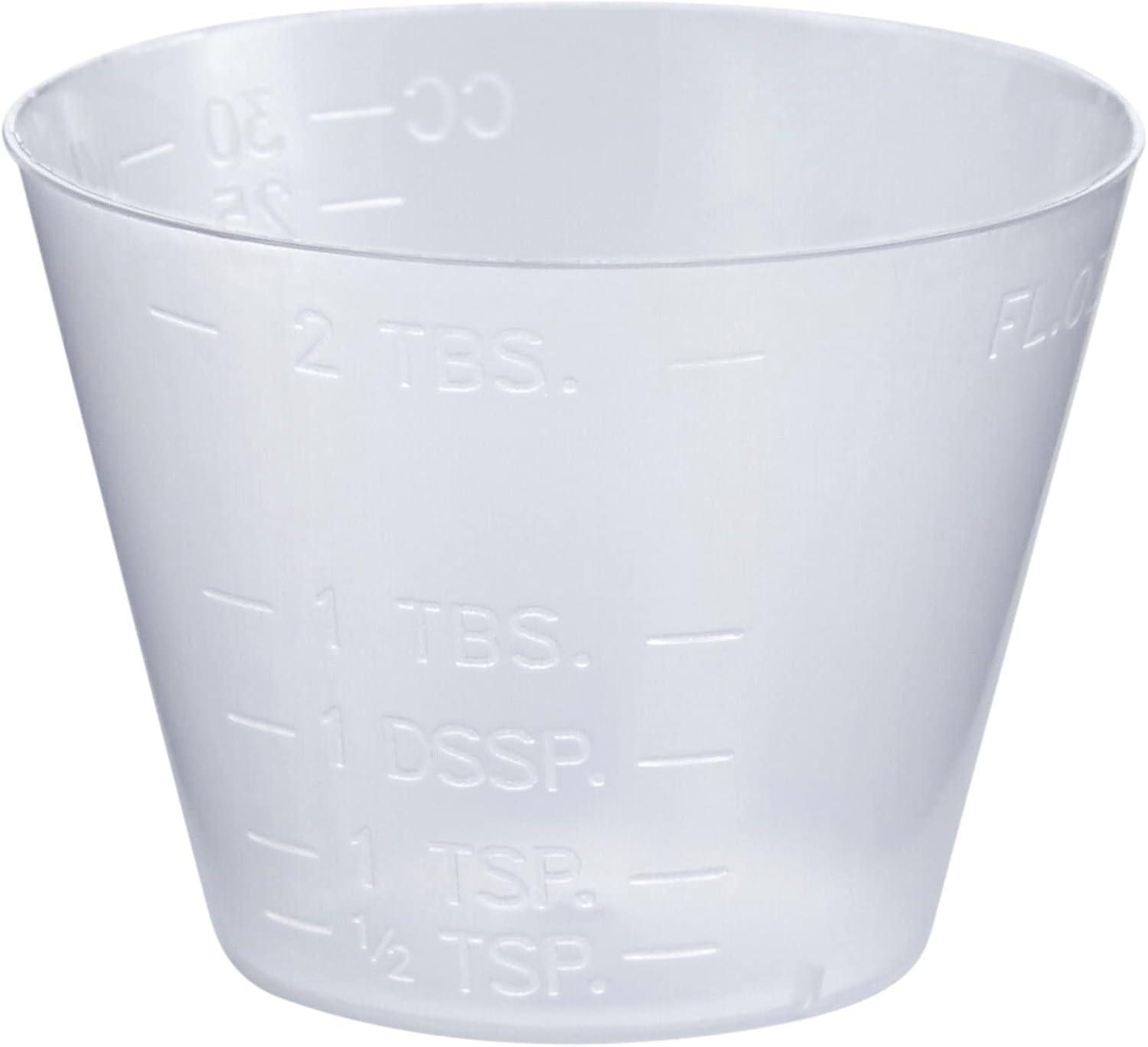 image:imageMcKesson Medicine Cups Disposable 1 oz 30 ml 5000 Count Plastic Small Mixing Measuring Resin Epoxy Translucent
