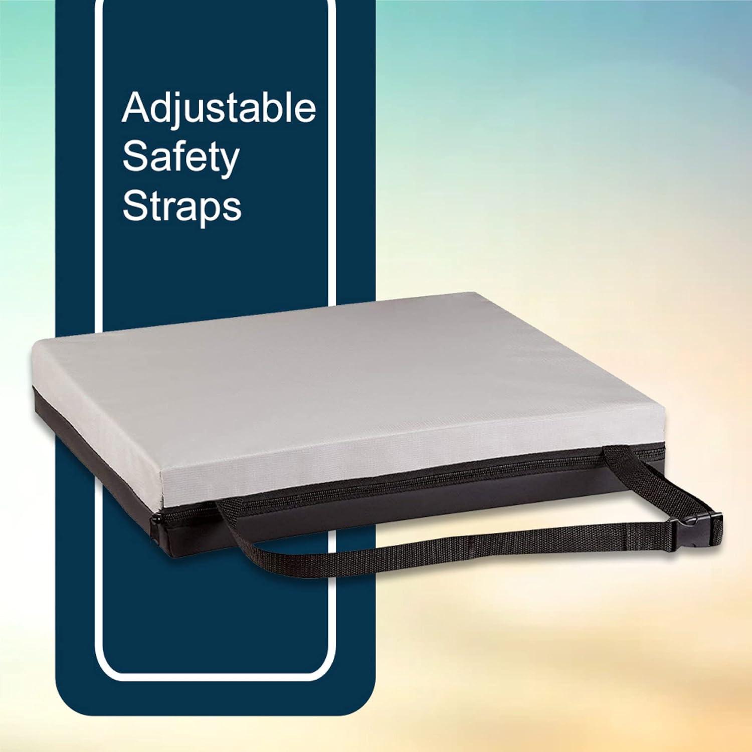 image:imageMcKesson Seat Cushion for Wheelchairs and Office Chair FoamGel 22 in x 18 in x 3 in 1 Count18x16x3 Inch Pack of 1