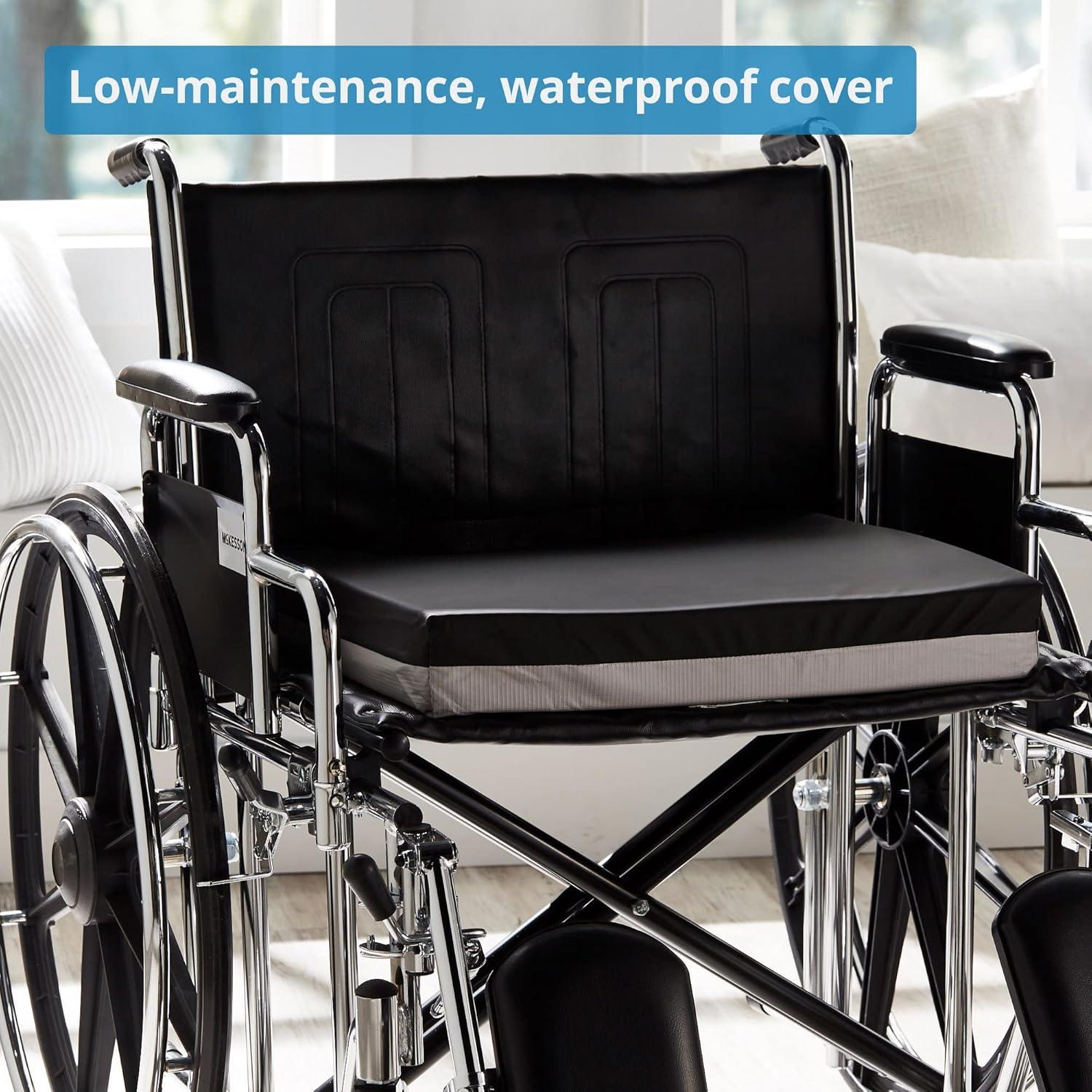 image:imageMcKesson Seat Cushion for Wheelchairs and Office Chair FoamGel 22 in x 18 in x 3 in 1 Count20x18x3 Inch Pack of 1