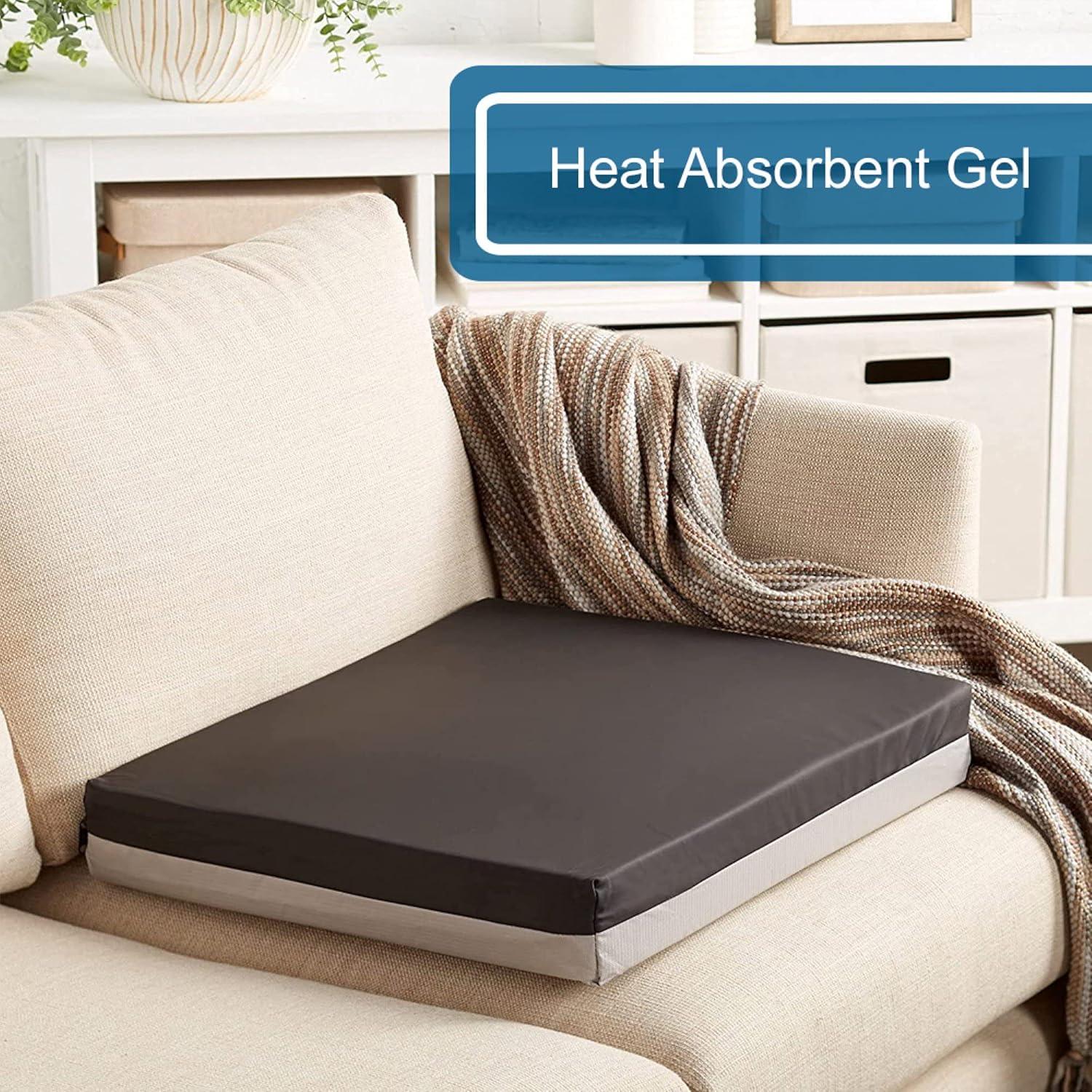 image:imageMcKesson Seat Cushion for Wheelchairs and Office Chair FoamGel 22 in x 18 in x 3 in 1 Count20x18x3 Inch Pack of 1