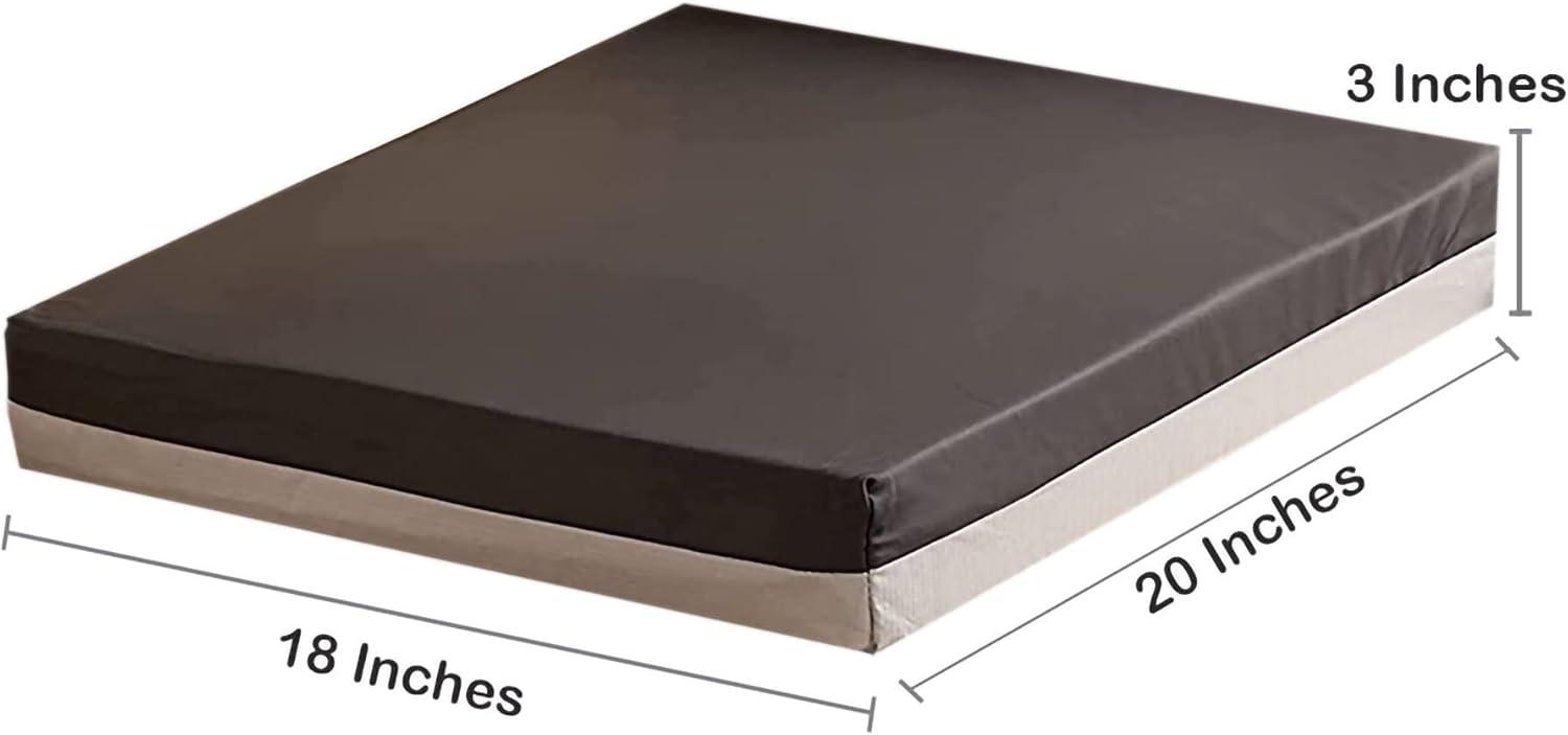 image:imageMcKesson Seat Cushion for Wheelchairs and Office Chair FoamGel 22 in x 18 in x 3 in 1 Count20x18x3 Inch Pack of 1