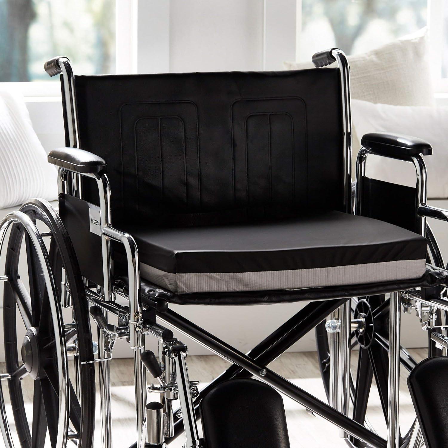 image:imageMcKesson Seat Cushion for Wheelchairs and Office Chair FoamGel 22 in x 18 in x 3 in 1 Count20x18x3 Inch Pack of 4