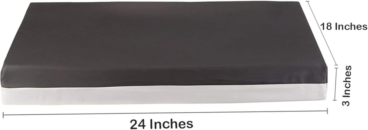 image:imageMcKesson Seat Cushion for Wheelchairs and Office Chair FoamGel 22 in x 18 in x 3 in 1 Count24x18x3 Inch Pack of 4