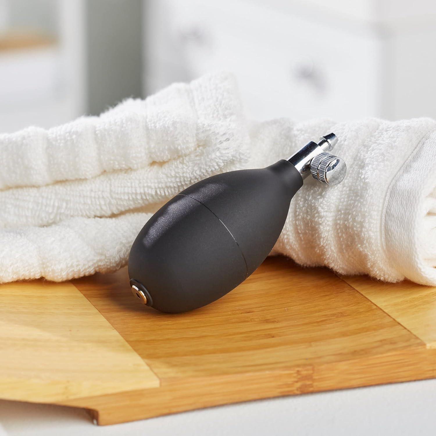 image:imageMcKesson Standard Blood Pressure Inflation Bulb and Valve Black for use with Most Aneroid Sphygmomanometers 1 Count