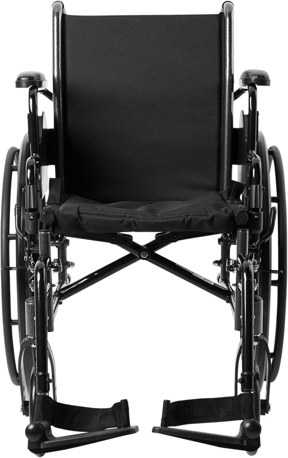 image:imageMcKesson Wheelchair Swing Away Foot Leg Rest Desk Length Arms Flip Back 16 in Seat 300 lbs Weight Capacity 1 Count16 Inch Seat Width 300 Pound Weight Capacity 1 Count