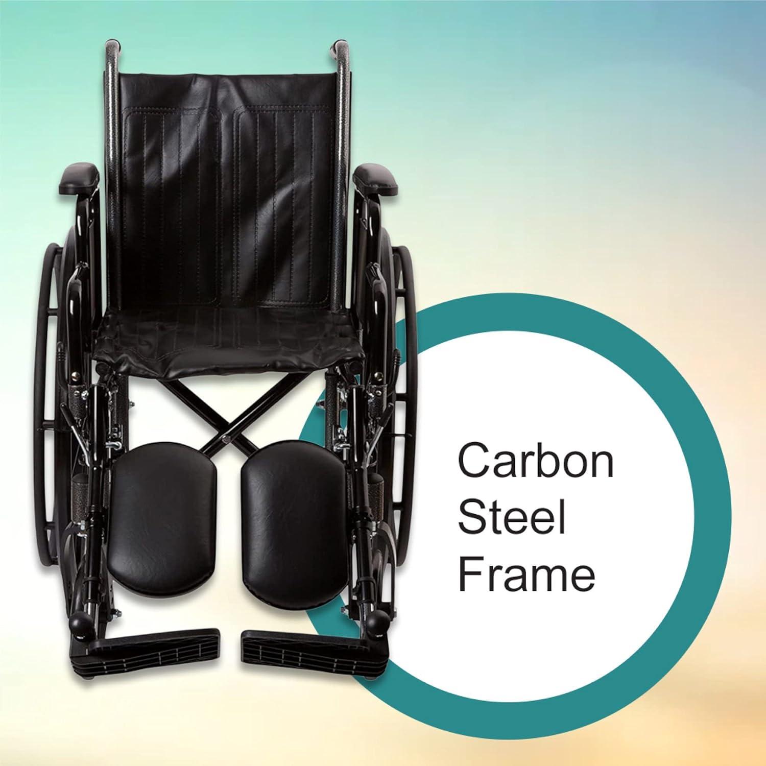 image:imageMcKesson Wheelchair Swing Away Foot Leg Rest Elevating Leg Rest Fixed Arm 16 in Seat 250 lbs Weight Capacity 1 Count16 Inch Seat Width 250 Pound Weight Capacity 1 Count