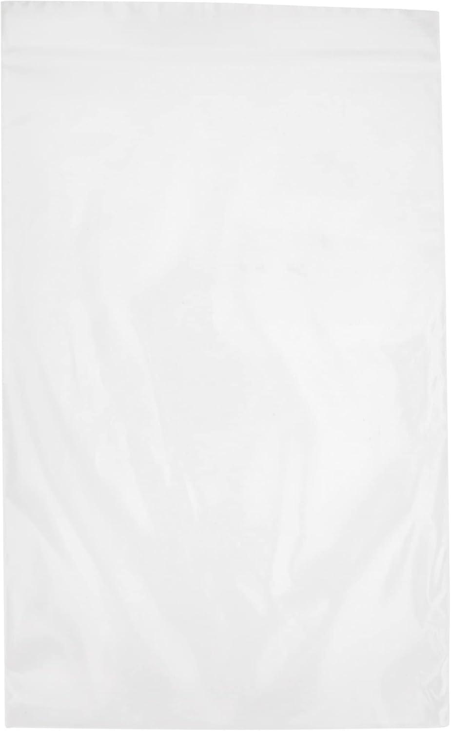 image:imageMcKesson Zip Closure Bags Polyethylene Clear Zipper 6 in x 9 in 100 Count 10 Packs 1000 Total