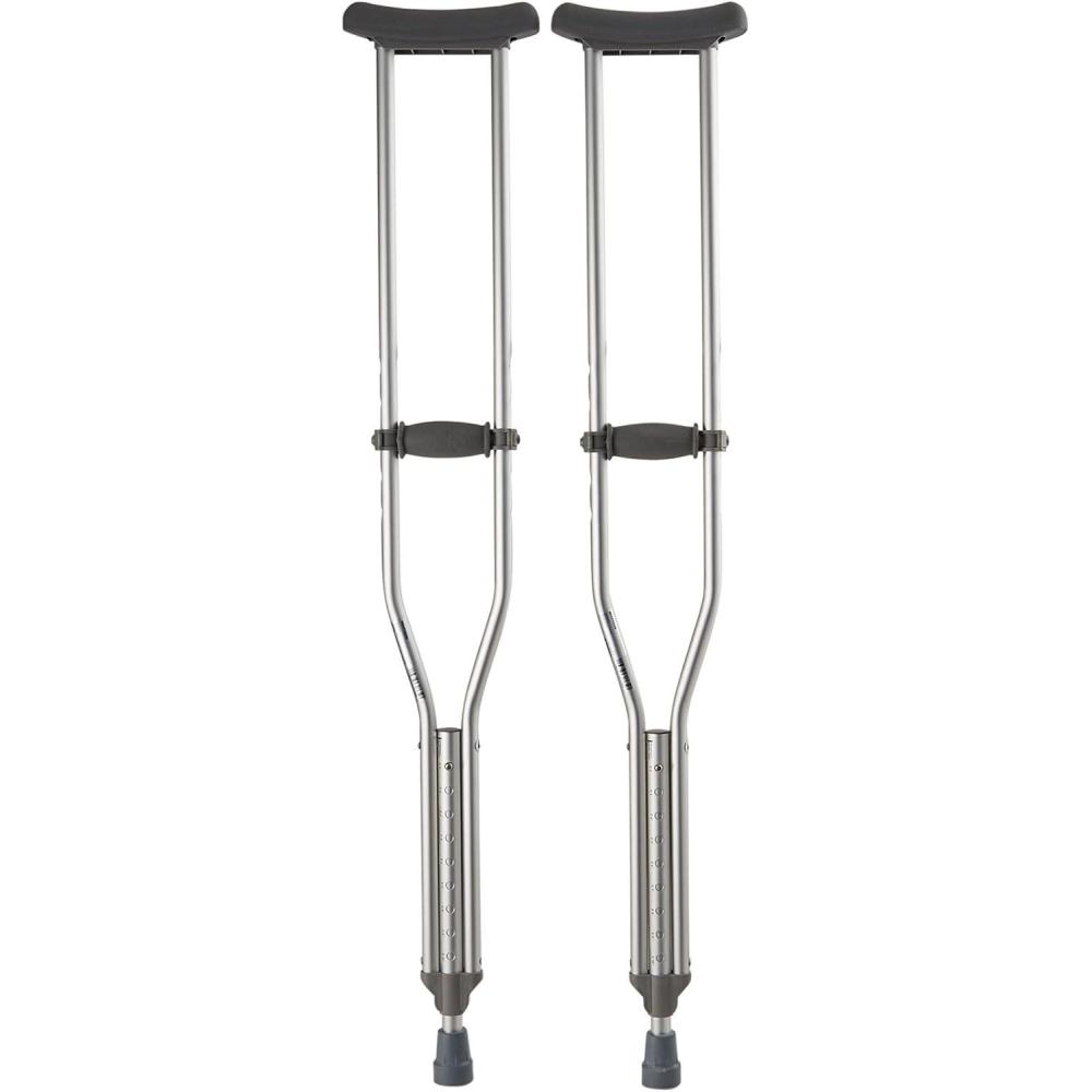image:imageMcKesson Adult Aluminum Adjustable Underarm Crutches 8 Pairs