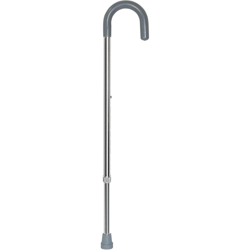 image:imageMcKesson Chrome Aluminum Round Handle Cane 2975 to 3875 Height6 ct