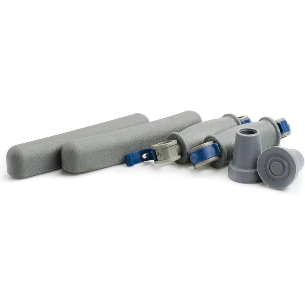 image:imageMcKesson Crutch Accessory Kit Underarm Cushions Hand Grips Tips 1 Count 1 Pair