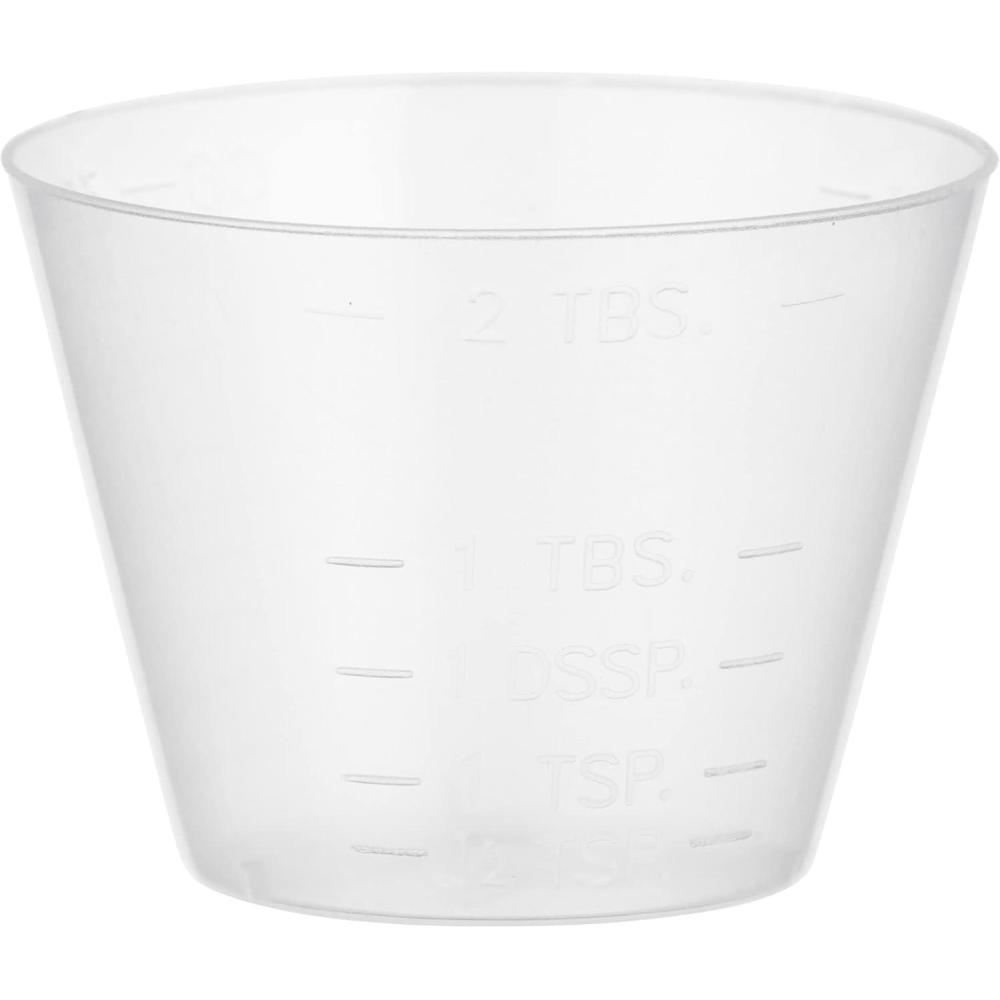 image:imageMcKesson Medicine Cups Disposable 1 oz  30 ml 5000 Count Plastic Small Mixing Measuring Resin Epoxy Translucent