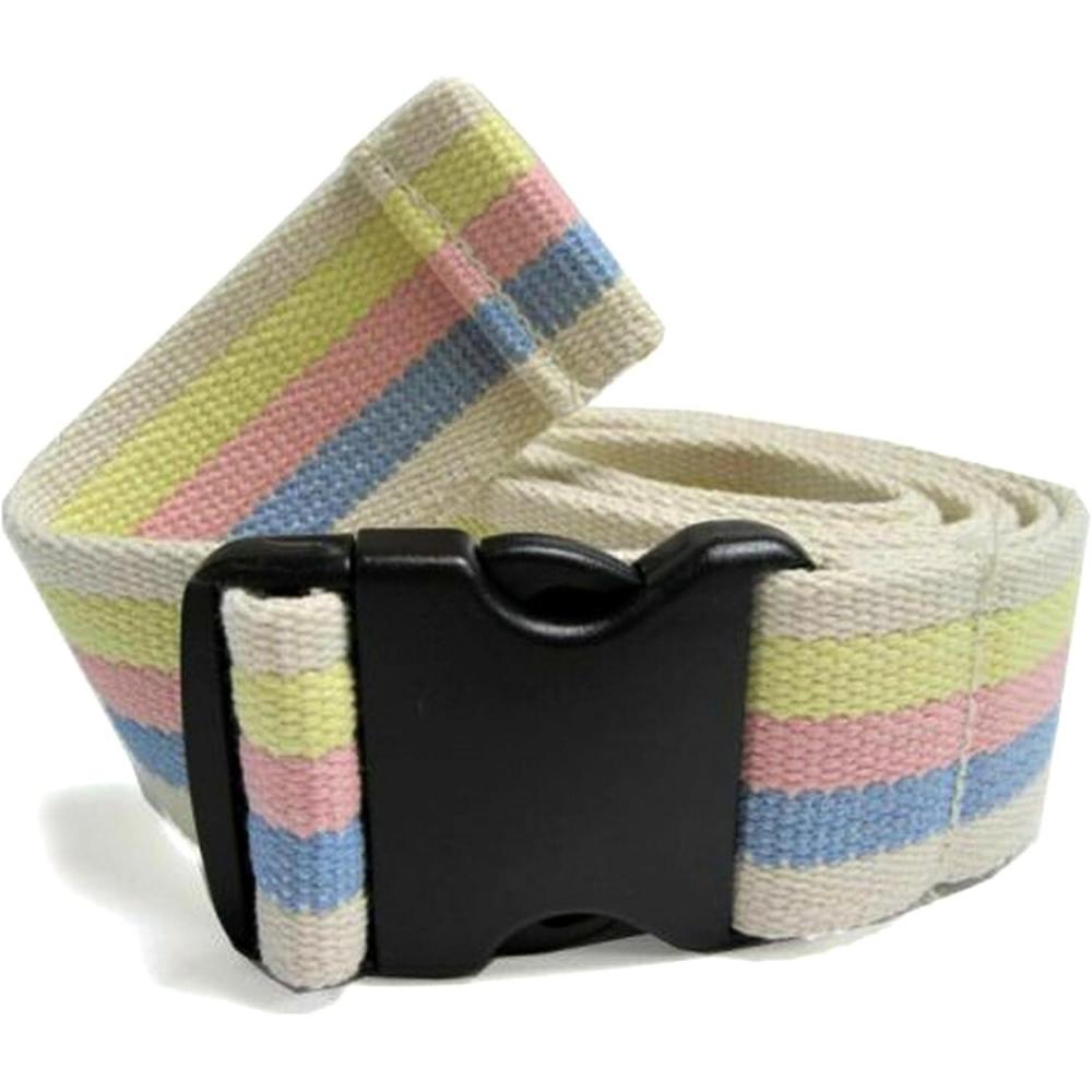 image:imageMcKesson Transfer and Gait Belt with Buckle  Pastel Stripe 60 in 1 Count