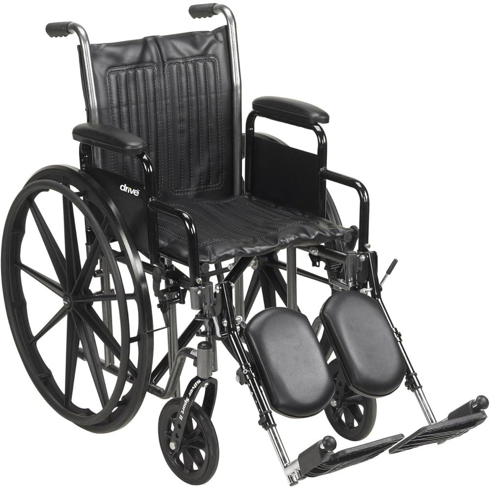 image:imageMcKesson Wheelchair  Detachable Arms SwingAway Footrests  Black 250 lbs Weight Capacity 1 Count