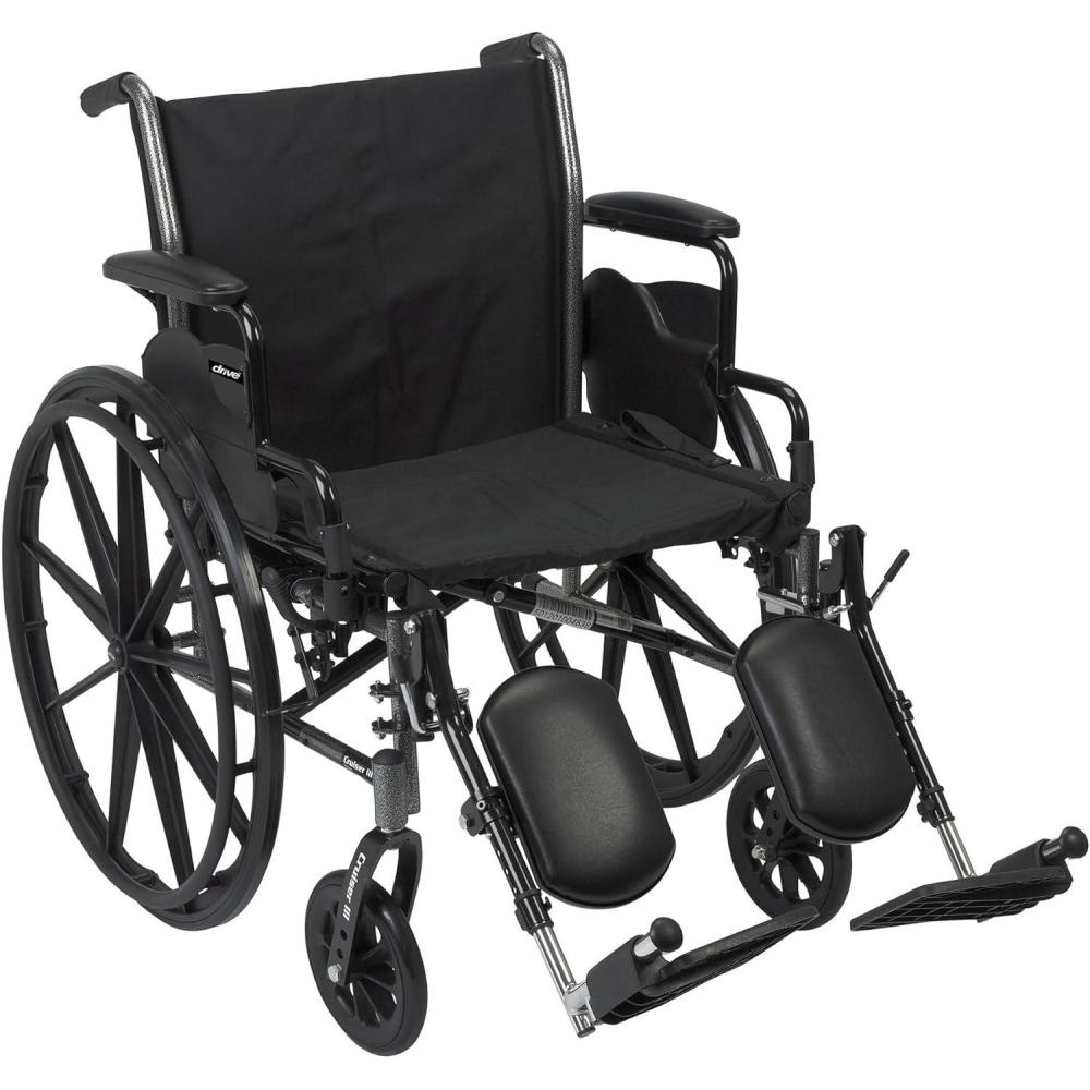 image:imageMcKesson Wheelchair Swing Away Foot Leg Rest Elevating Leg Rest Desk Length Arms Flip Back 18 in Seat 300 lbs Weight Capacity 1 Count20 Inch Seat Width